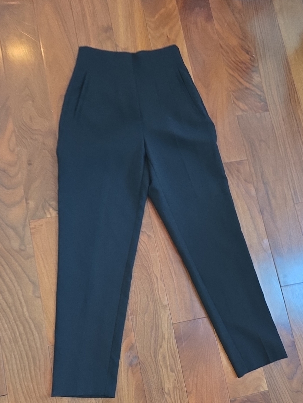 Zara High-Waist Black Tailored Women's Pants